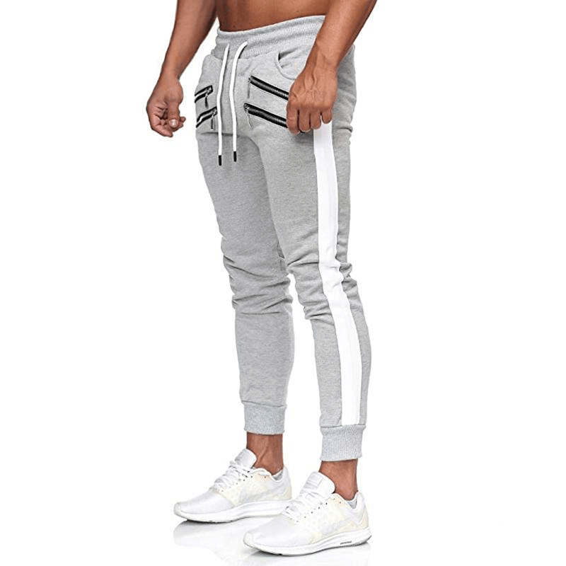 Joggingbroek Heren Comfortabel met Ritszakken Zacht
