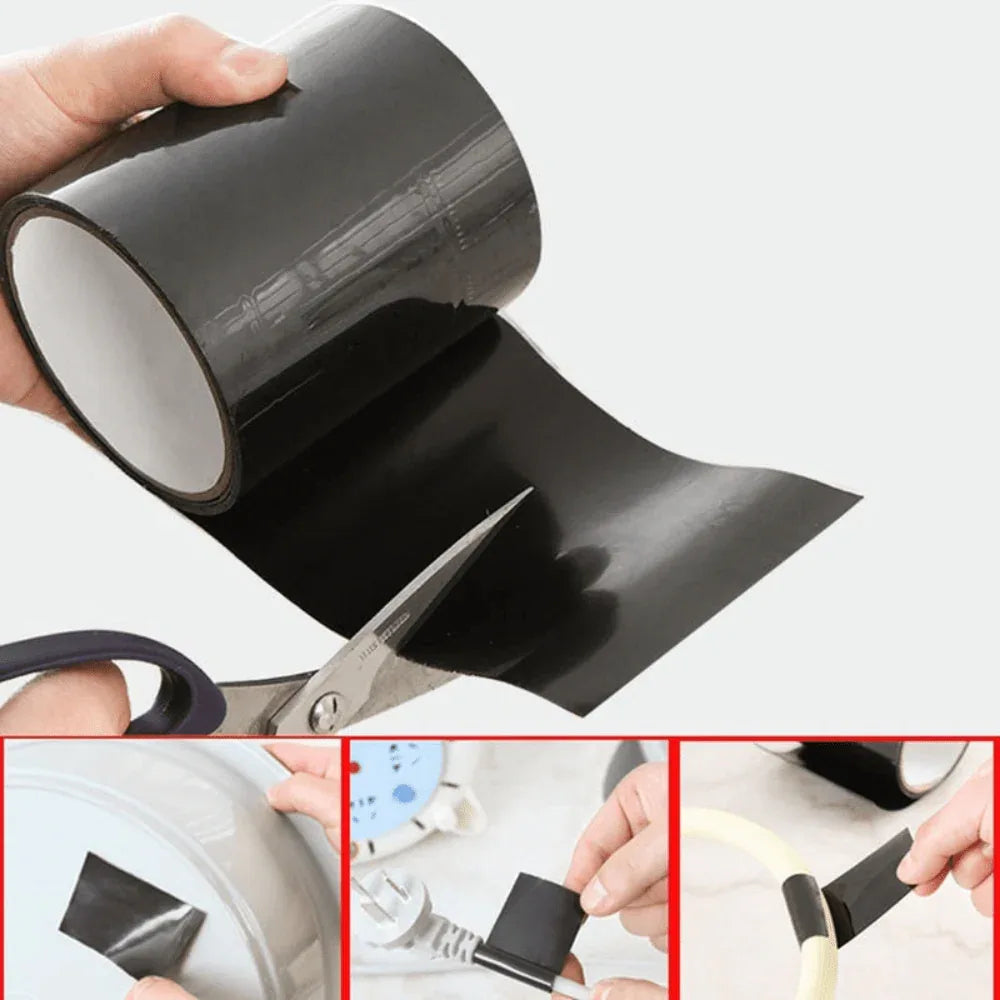 Zelfklevende Afdichtingstape Waterdicht Flexibel UV-Bestendig PVC Metaal Glas Hout Reparatie Binnen Buiten