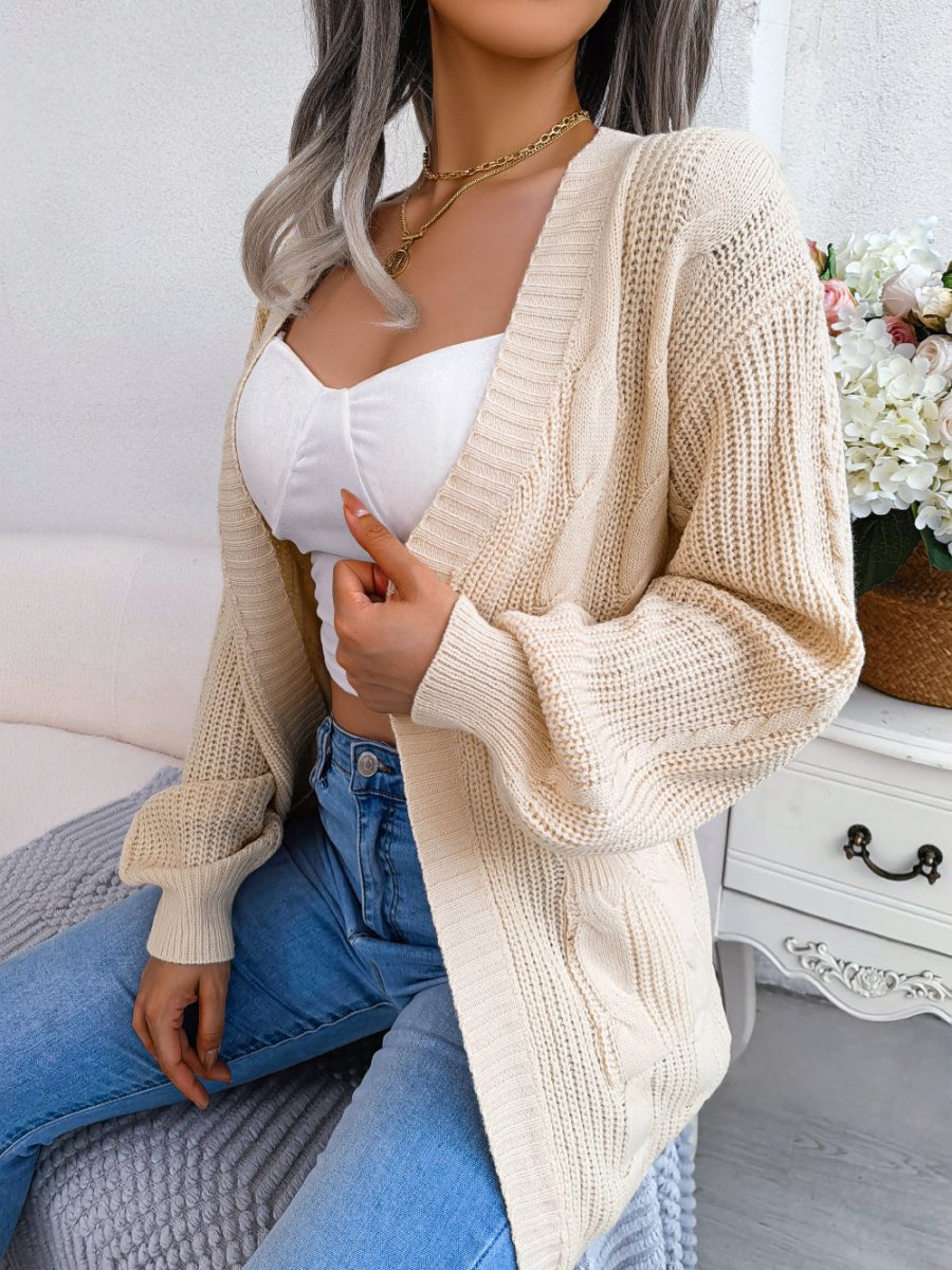 Gebreide Cardigan Losse Casual Zachte Trui