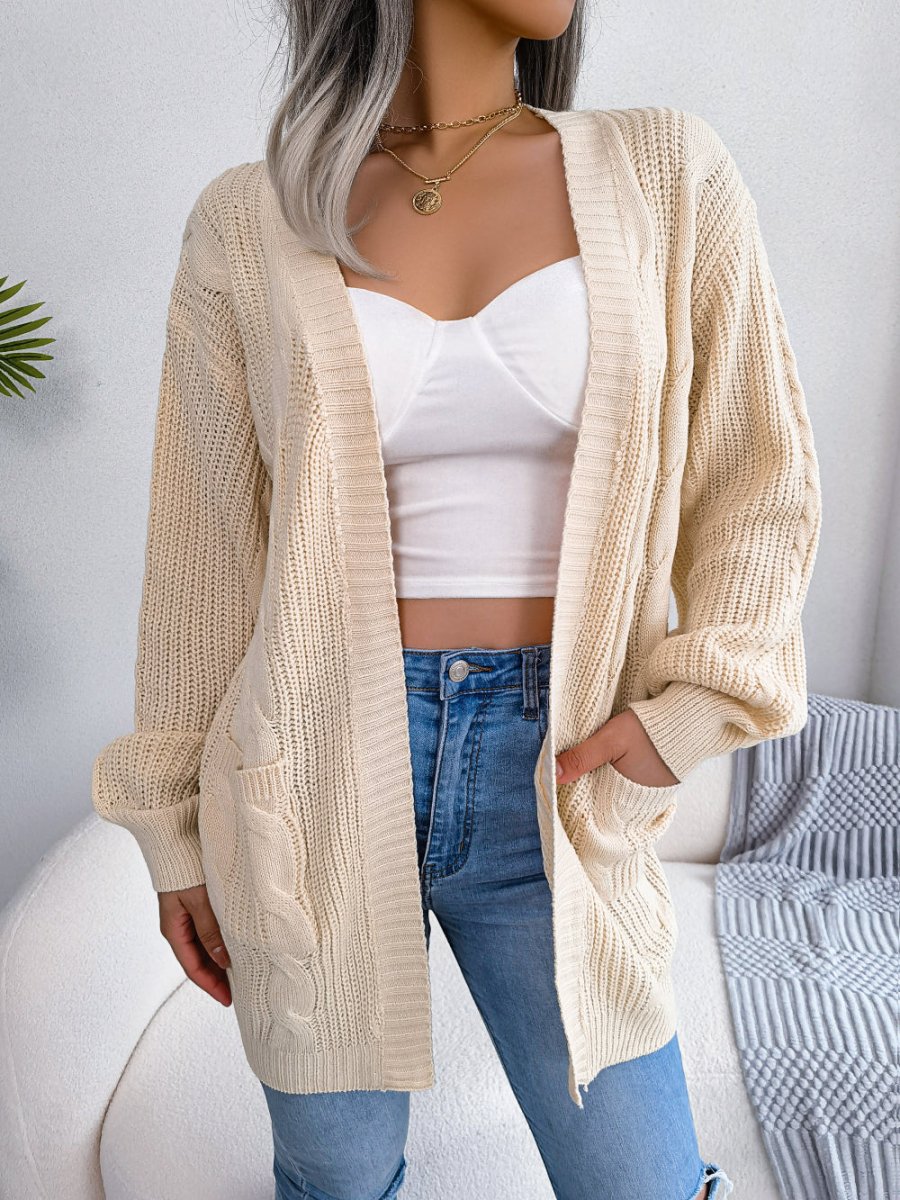 Gebreide Cardigan Losse Casual Zachte Trui - StudioMarella
