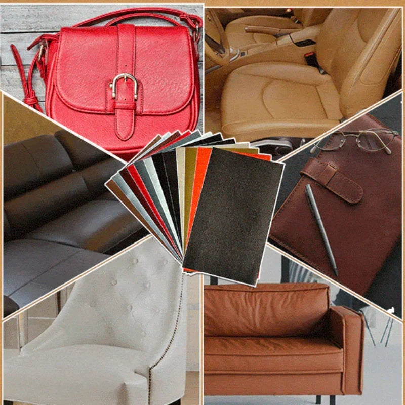 Zelfklevende Leerreparatiefolie 50x138cm Meubelherstel Bankstel Auto Interieur Leren Bank Herstellen