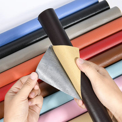 Zelfklevende Leerreparatiefolie 50x138cm Meubelherstel Bankstel Auto Interieur Leren Bank Herstellen