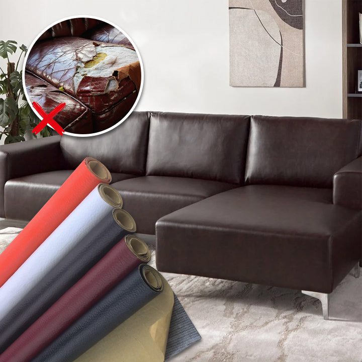 Zelfklevende Leerreparatiefolie 50x138cm Meubelherstel Bankstel Auto Interieur Leren Bank Herstellen