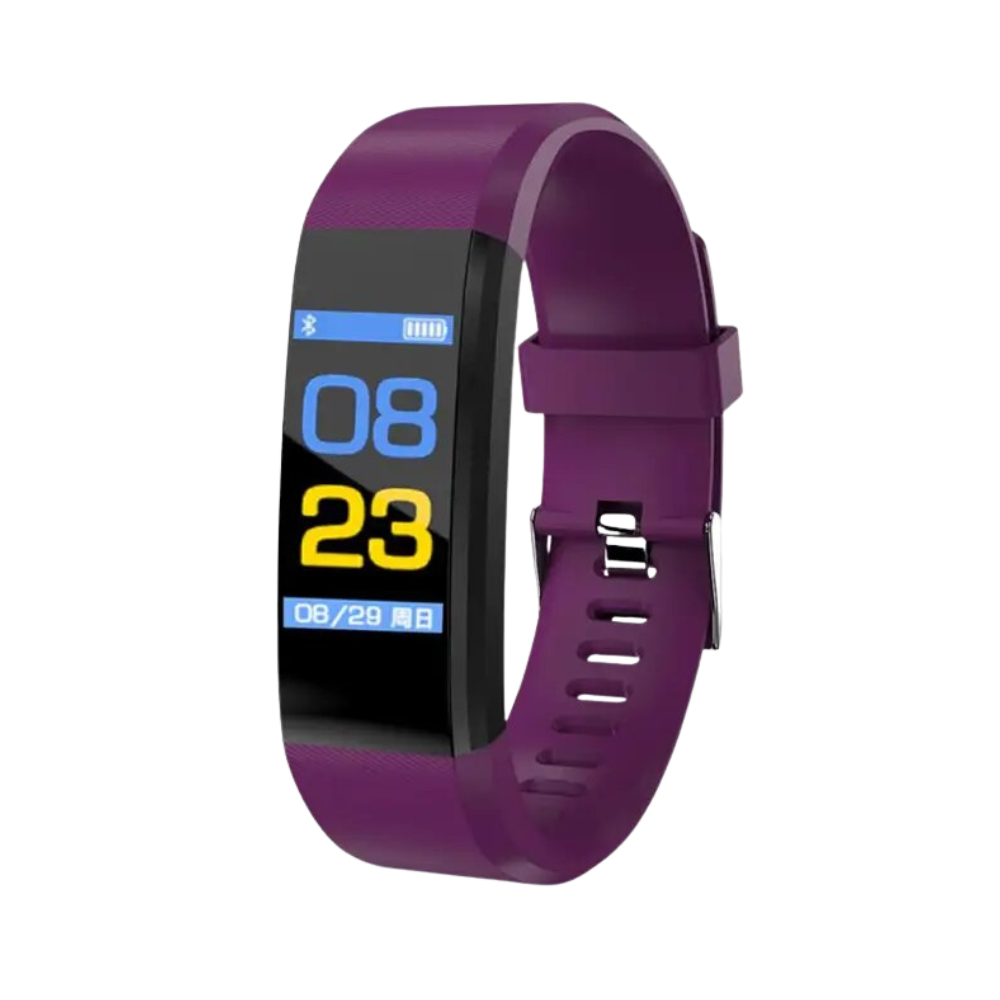Digitaal Polshorloge met Hartslagmeter Stappenteller en Gezondheidstracking voor Senioren Actieve Levensstijl