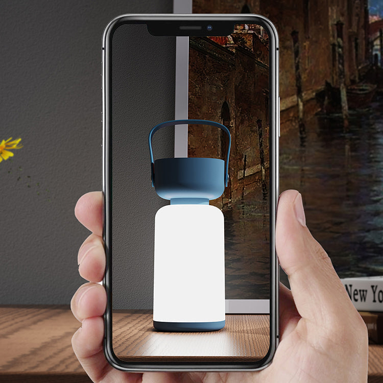Draagbare LED Tafellamp Cilinder – Waterdicht Modern Design Oplaadbaar USB