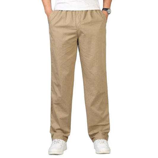 Herenbroek Katoen Comfortabel Zomermodel Losse Fit - StudioMarella