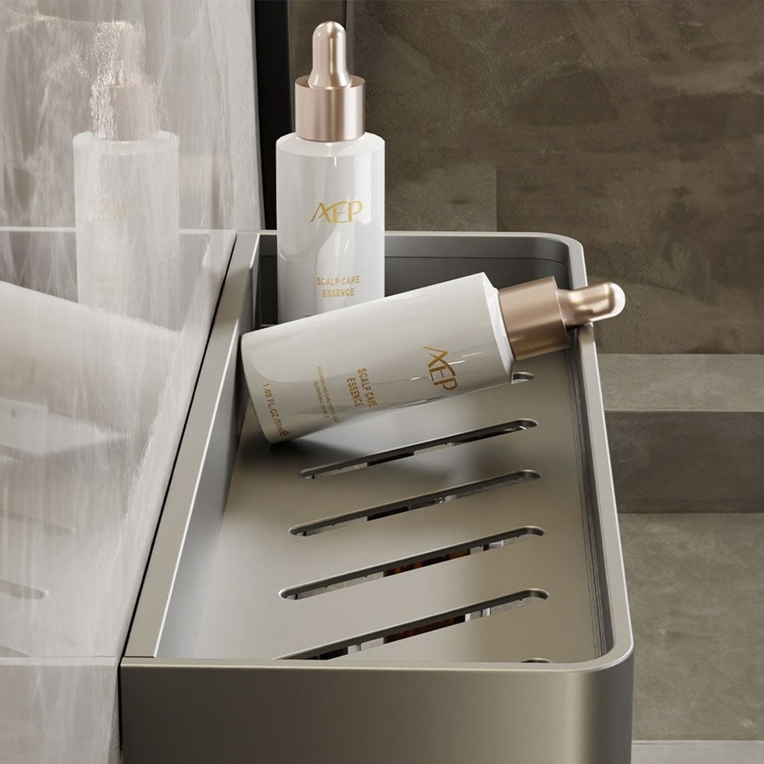 Wandrek voor de Badkamer – Waterbestendige Opbergruimte met Handdoekstang