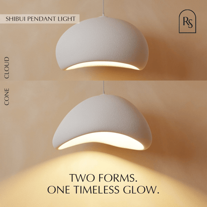Japanse Minimalistische Hanglamp Met Organische Vorm En Zachte Sfeerverlichting