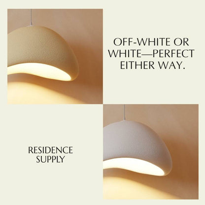 Japanse Minimalistische Hanglamp Met Organische Vorm En Zachte Sfeerverlichting