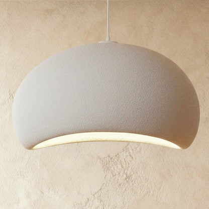 Japanse Minimalistische Hanglamp Met Organische Vorm En Zachte Sfeerverlichting