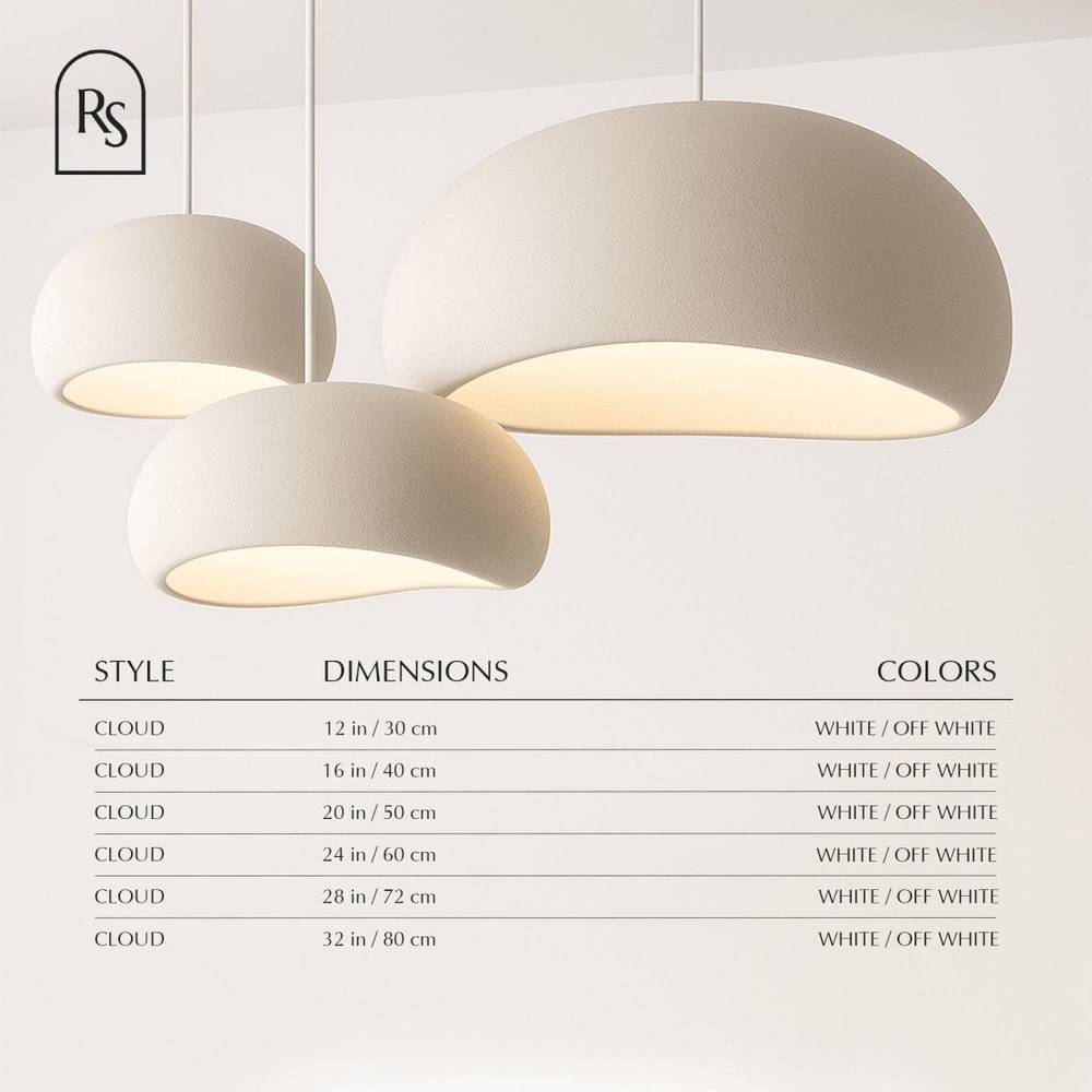 Japanse Minimalistische Hanglamp Met Organische Vorm En Zachte Sfeerverlichting