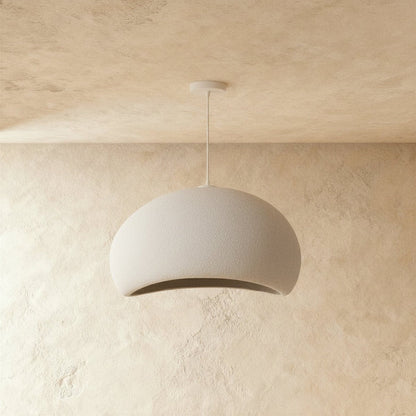 Japanse Minimalistische Hanglamp Met Organische Vorm En Zachte Sfeerverlichting