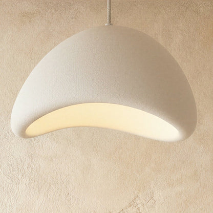 Japanse Minimalistische Hanglamp Met Organische Vorm En Zachte Sfeerverlichting