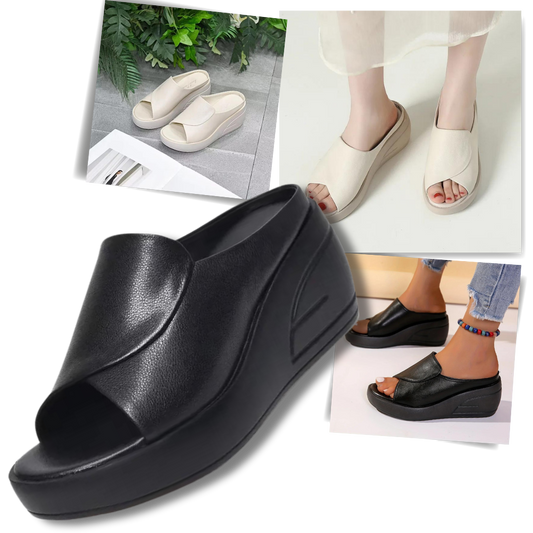 Orthopedische Dames Sleehakken Sandalen met Schokdemping en Voetboogsteun Comfortabel Zomer Schoeisel