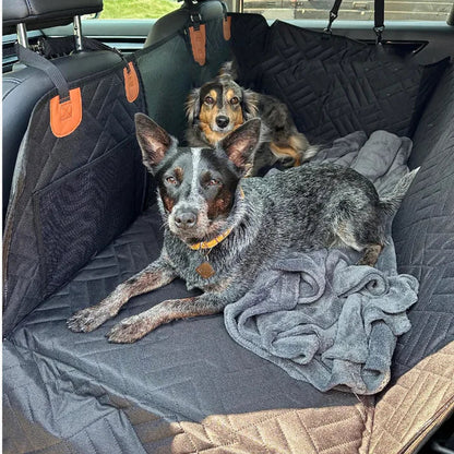 Autostoelhoes voor Honden - Waterdichte Achterbank Beschermer met Veilige Bevestiging