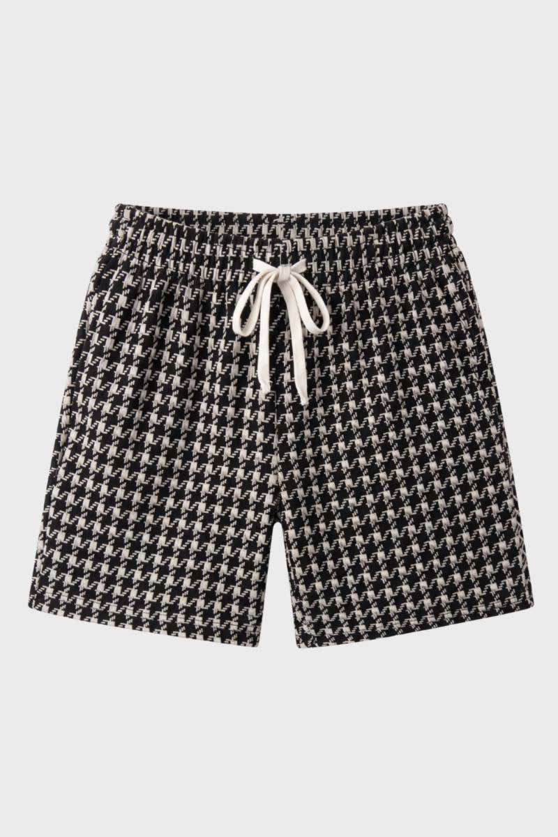 Shorts Heren Geruit met Trekkoord Comfortabele Zomerkleding - StudioMarella
