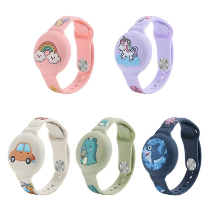 Siliconen Kinderarmband met Tracker-houder | Verstelbaar Sportarmband Speelse Designs
