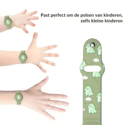 Siliconen Kinderarmband met Tracker-houder | Verstelbaar Sportarmband Speelse Designs
