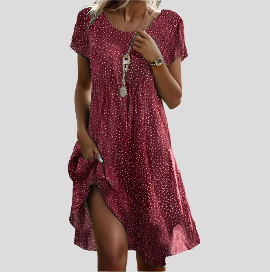 Dames Boho-jurk Zomerlicht Losvallend
