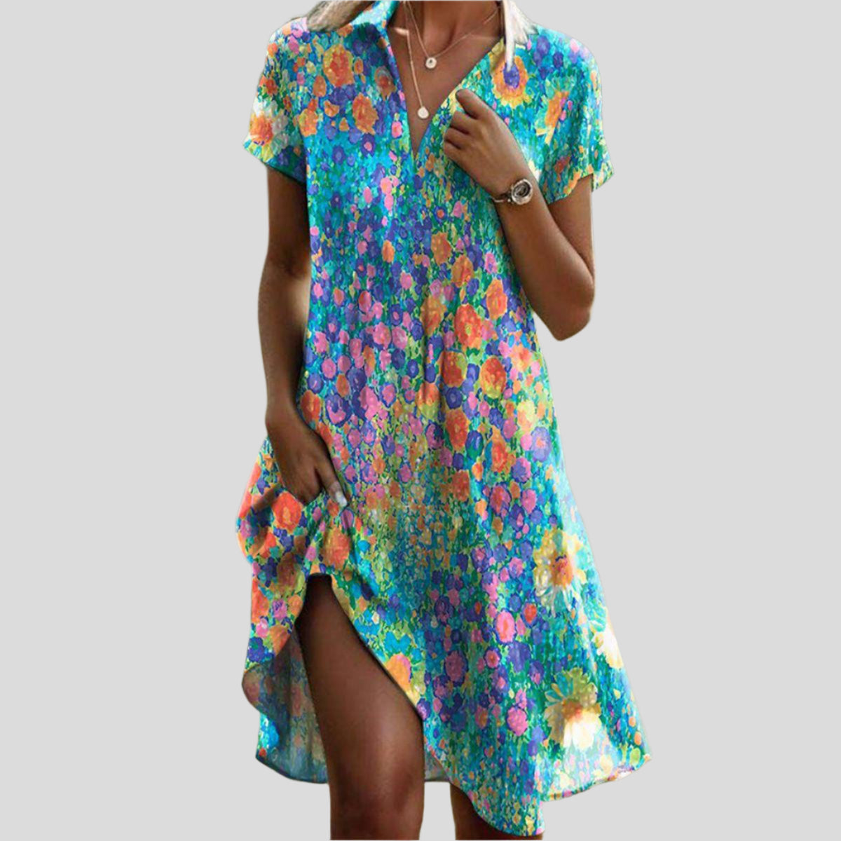 Dames Boho-jurk Zomerlicht Losvallend - StudioMarella