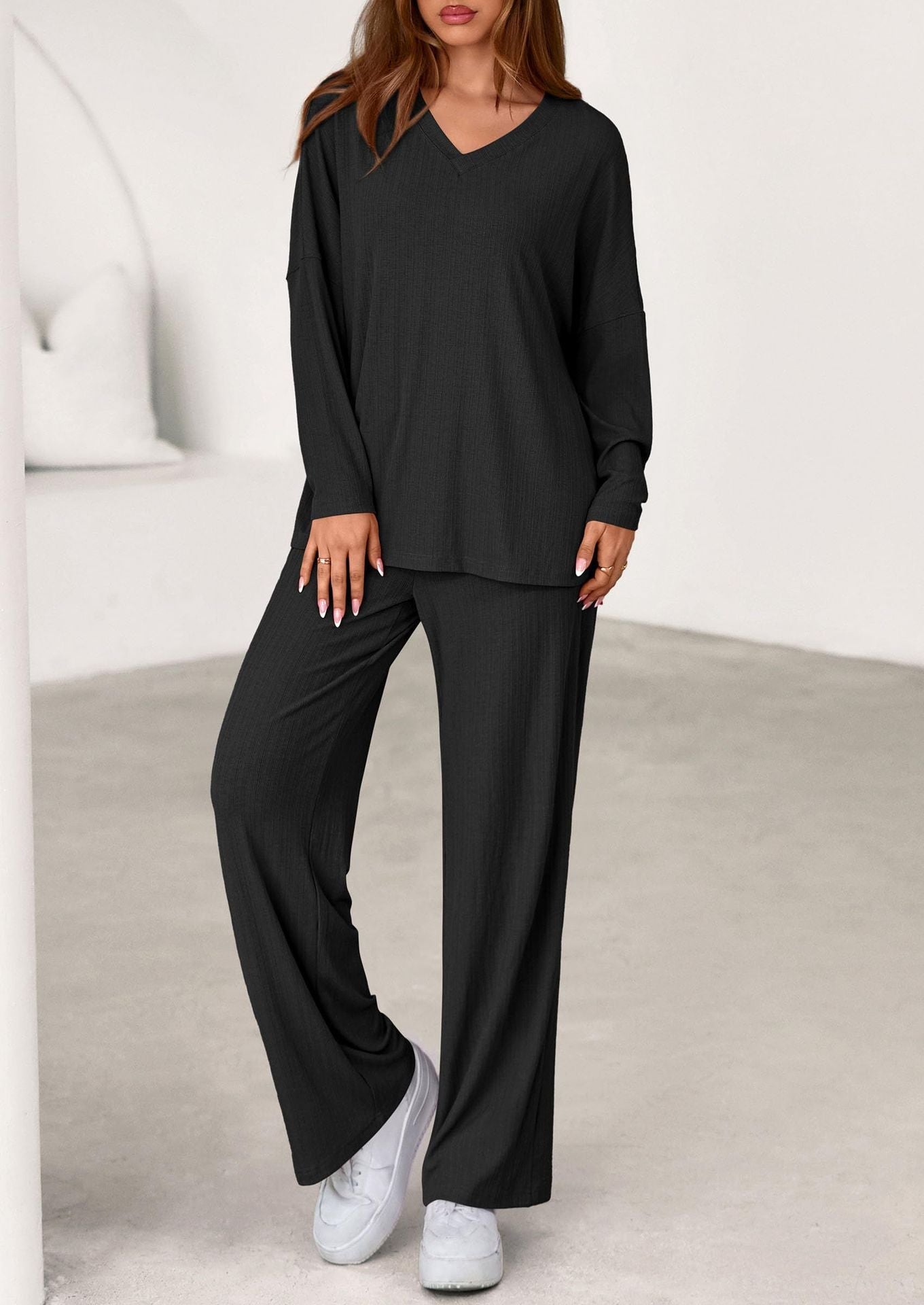 Dames Tweedelig Set Comfortabele Pasvorm
