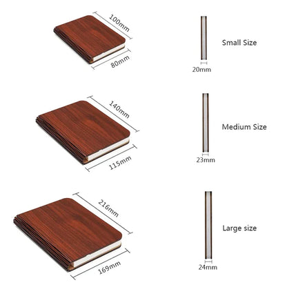 Boeklamp LED met Warm Licht – Decoratieve Houten Lamp in Boekvorm voor Sfeervolle Verlichting