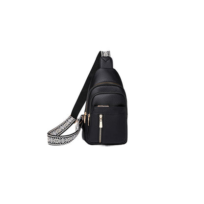 Casuele Schouder tas met Ritsluiting
