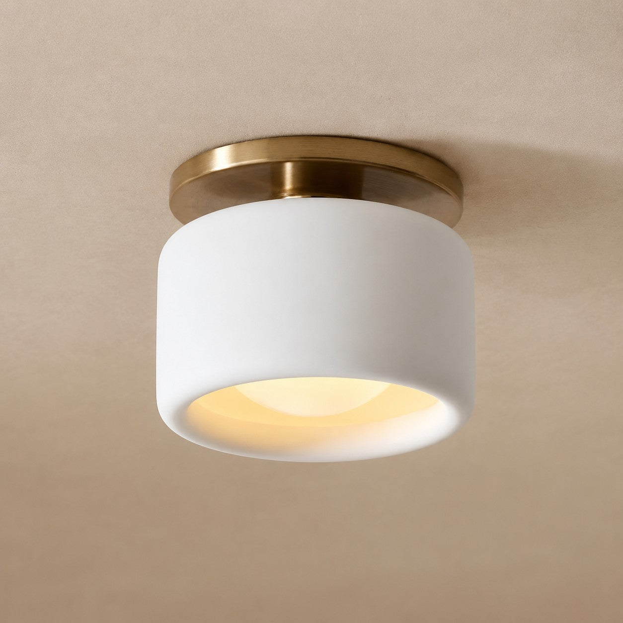 Porselein Plafondlamp Rond Modern – Zachte Sfeerverlichting voor Gang Kantoor Keuken