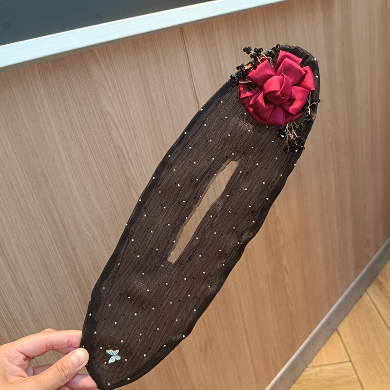 Haarknot Styling Set 7-delig in Satijn met Flexibele Draadkern voor Elegante Kapsels Zonder Hitte