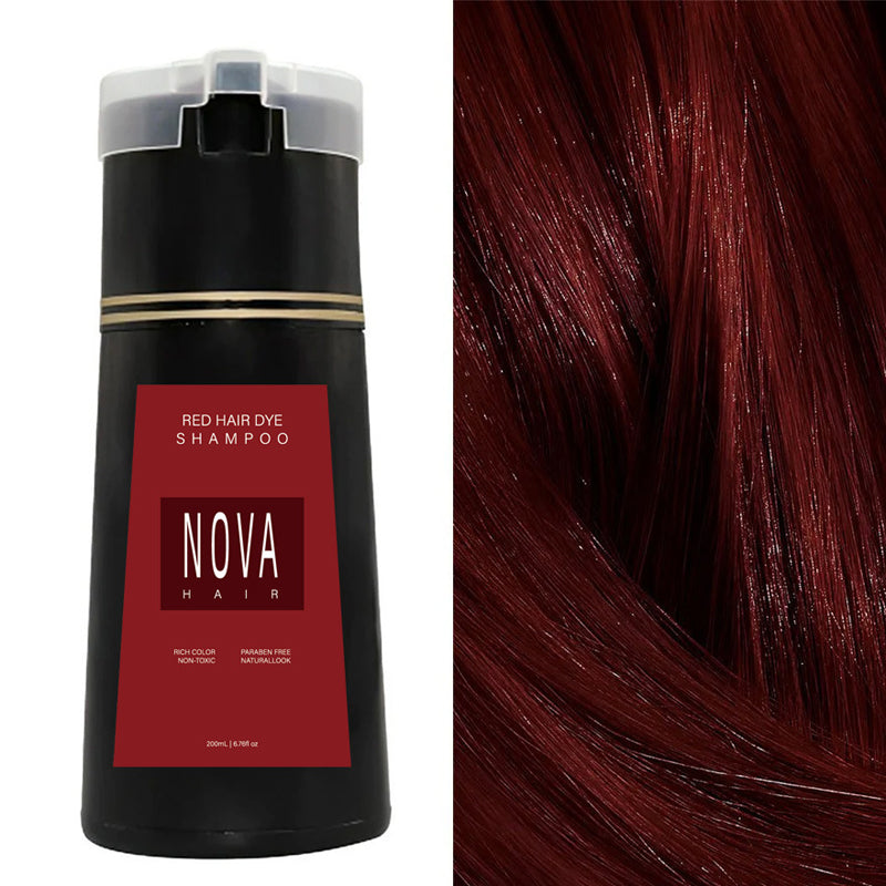 Kleurshampoo Haarkleurbehandeling met Natuurlijke Extracten Verzorgend Glanzend Haar voor Thuisgebruik
