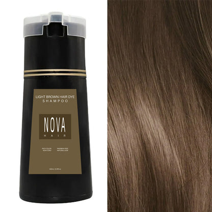 Kleurshampoo Haarkleurbehandeling met Natuurlijke Extracten Verzorgend Glanzend Haar voor Thuisgebruik