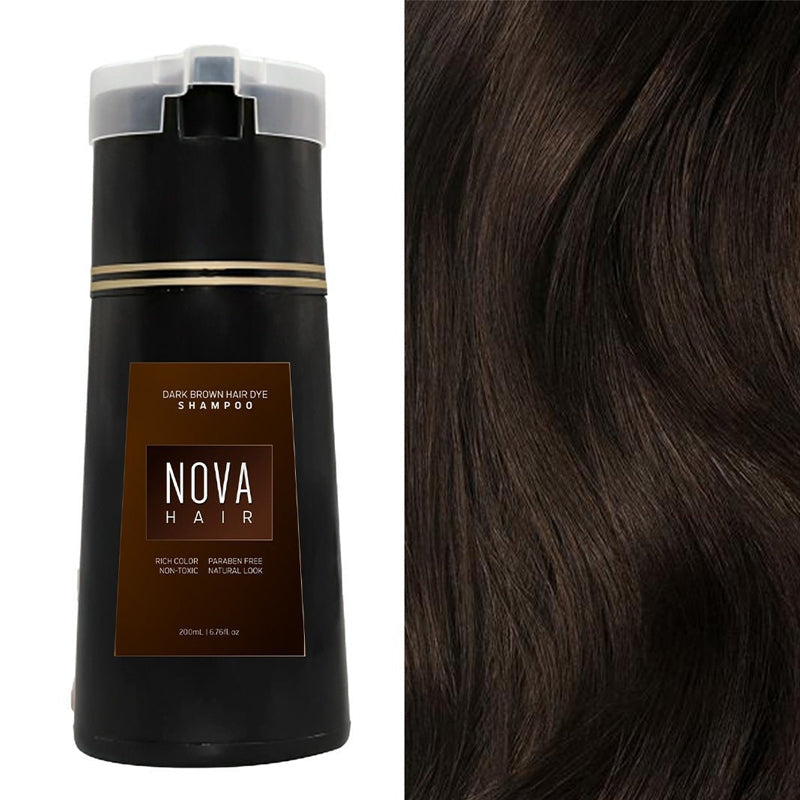 Kleurshampoo Haarkleurbehandeling met Natuurlijke Extracten Verzorgend Glanzend Haar voor Thuisgebruik