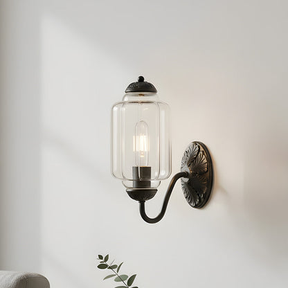 Vintage Wandlamp met Melkglas en Geolied Messing – Klassieke Retro Verlichting voor Hal, Slaapkamer, Woonkamer