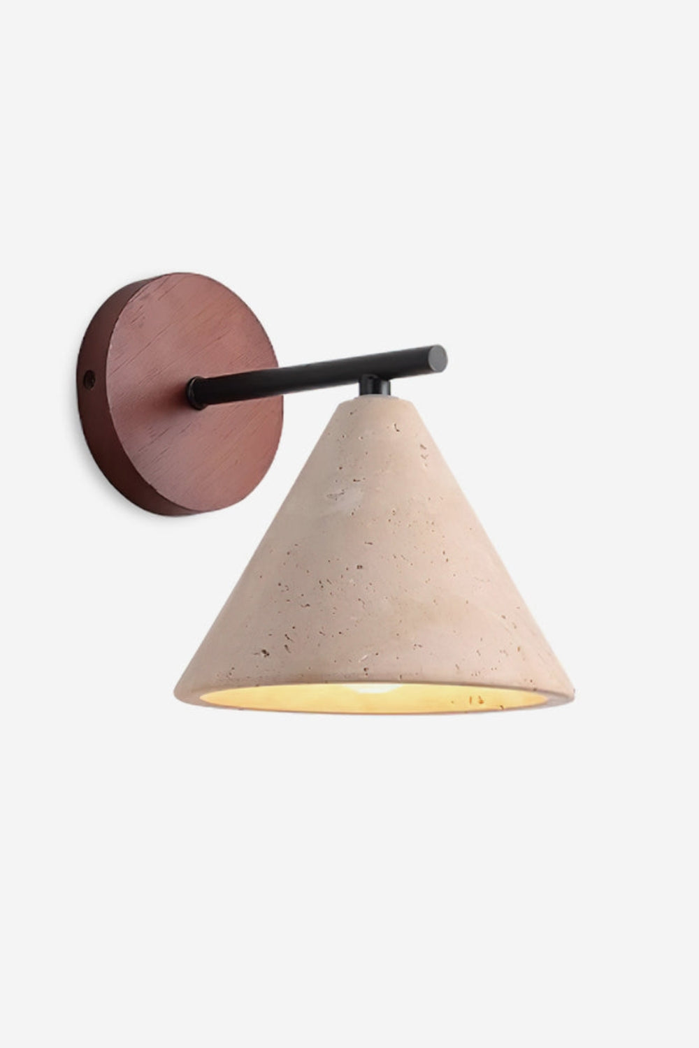 Travertijn Wandlamp Taps Toelopend Design Minimalistische Accentverlichting Slaapkamer Woonkamer