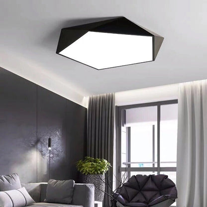 Moderne Geometrische LED-Plafondlamp – Scandinavisch Design in Meerdere Kleuren en Maten