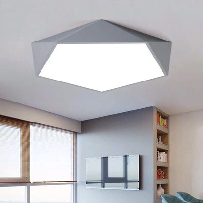 Moderne Geometrische LED-Plafondlamp – Scandinavisch Design in Meerdere Kleuren en Maten