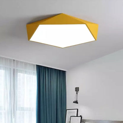 Moderne Geometrische LED-Plafondlamp – Scandinavisch Design in Meerdere Kleuren en Maten