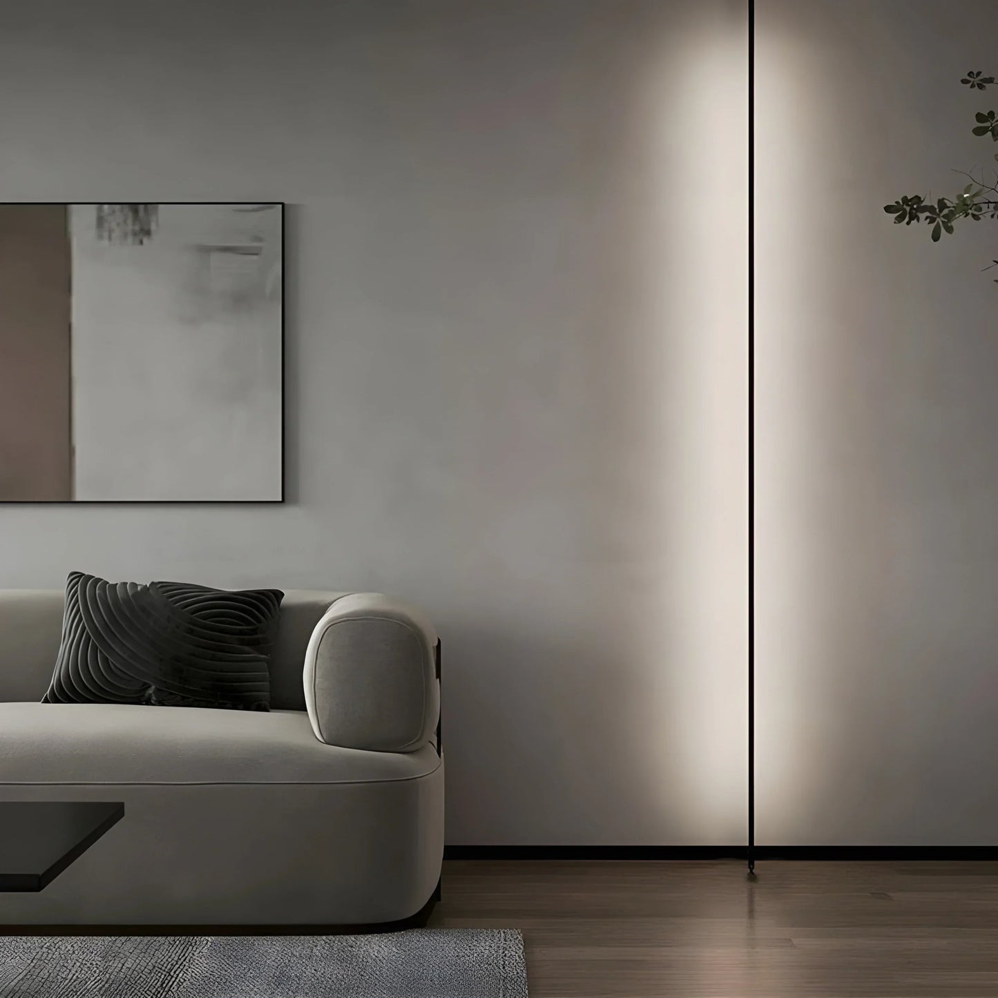 Wandlamp LED Lineair Dimbaar RVS Acryl Zwart Wit Goud RGB Slaapkamer Woonkamer Kantoor