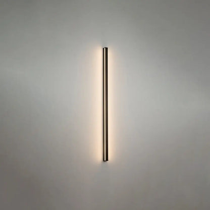 Moderne Lineaire LED Wandlamp Zwart – Strakke Muuraansluiting voor Hal & Gang