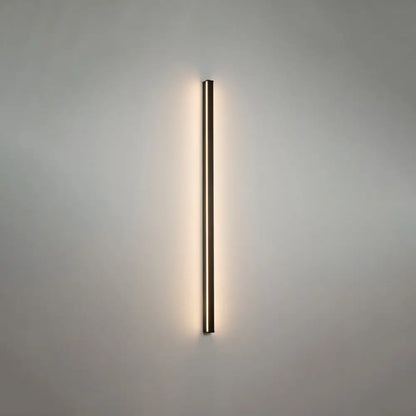 Moderne Lineaire LED Wandlamp Zwart – Strakke Muuraansluiting voor Hal & Gang