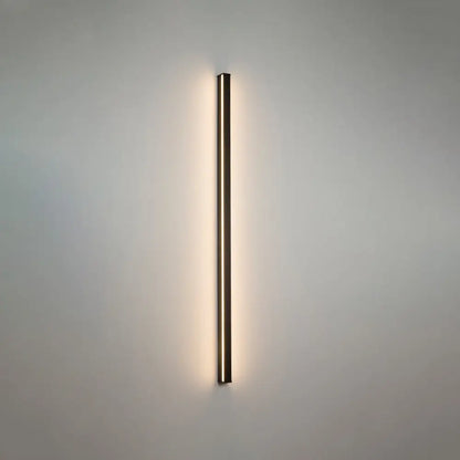 Moderne Lineaire LED Wandlamp Zwart – Strakke Muuraansluiting voor Hal & Gang