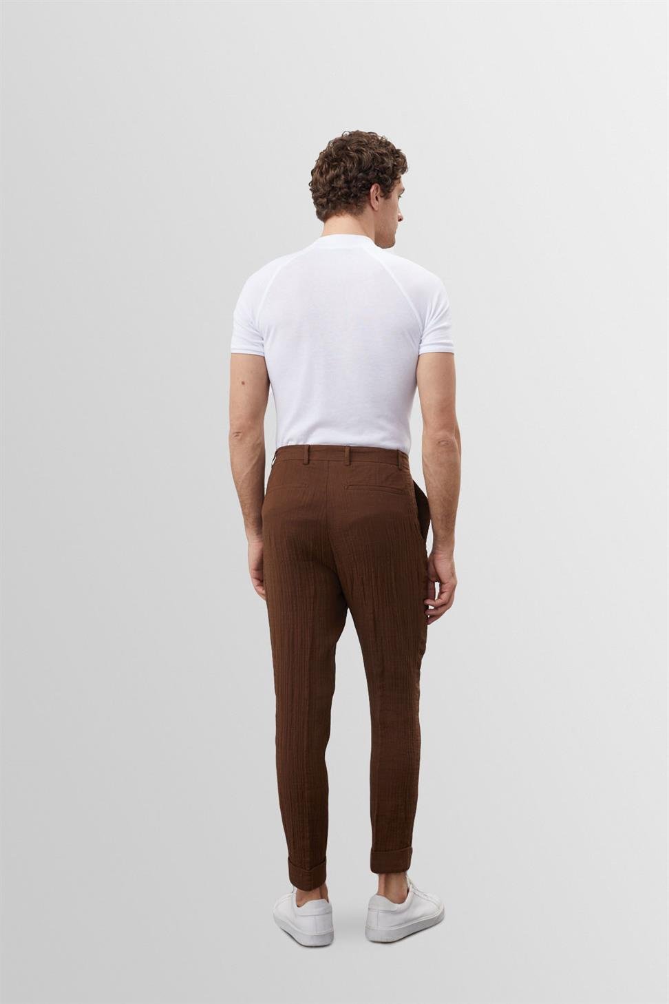Witte Heren T-Shirt Slim Fit Klassiek Design