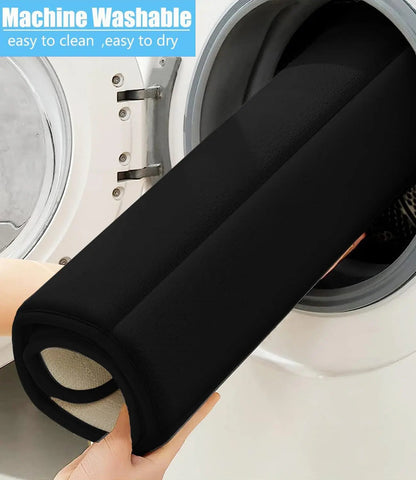 Fluwelen Memory Foam Badmatten Set van 3 Stuks – Waterabsorberend Antislip Badkamertapijt met Zachte Badmat voor Toilet en Douche