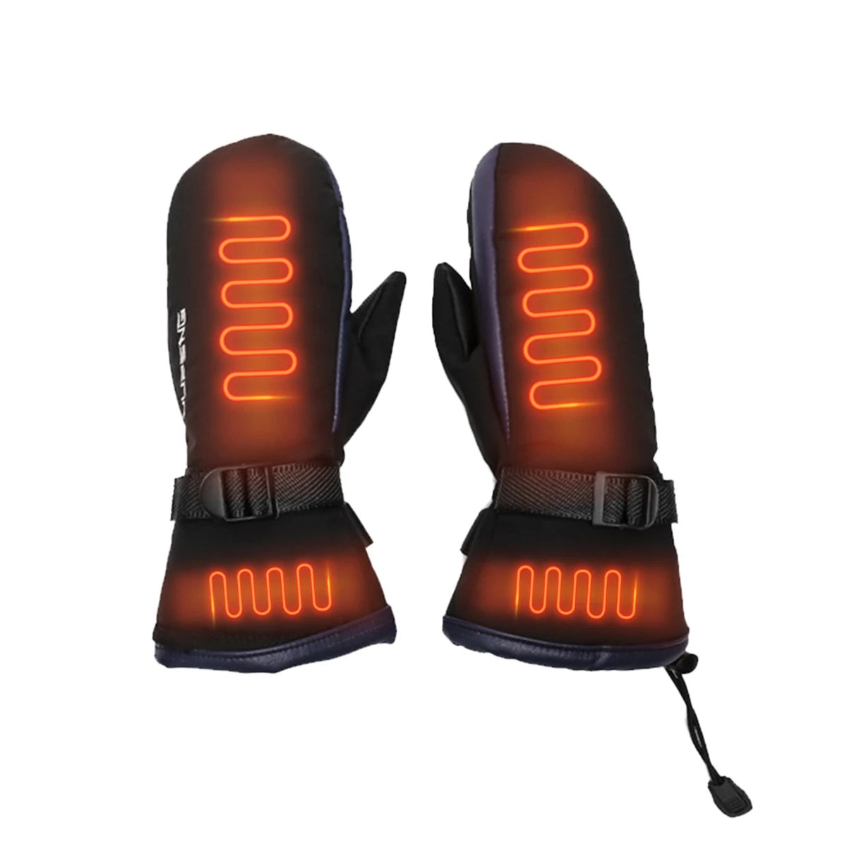 USB Verwarmde Handschoenen Dubbelzijdig Waterafstotend Touchscreen Winterwarmte Skiwanten Outdoor Vingertoppen