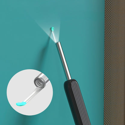 Oorexamen Camera met Siliconen Reinigingsopzetstuk en LED-Verlichting