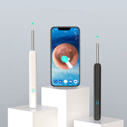 Oorexamen Camera met Siliconen Reinigingsopzetstuk en LED-Verlichting