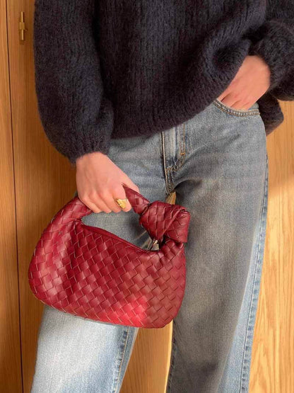 Gevlochten Mini-Handtas Isabella Dames Compacte Elegante Schoudertas Vakantie Essentials Strandtas Zomer