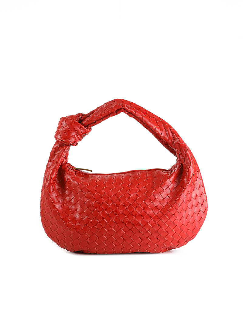 Schouder tas voor Dames Gevlochten Medium Formaat