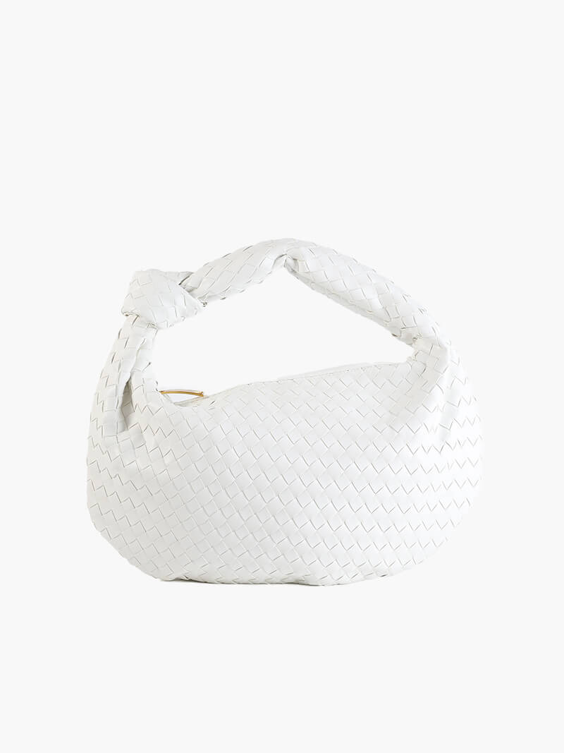 Schouder tas voor Dames Gevlochten Medium Formaat
