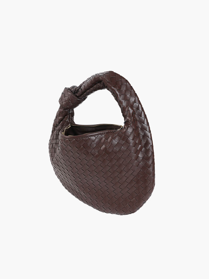Schouder tas voor Dames Gevlochten Medium Formaat